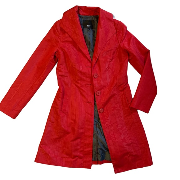 Vibrant Red Rain Jacket - Picture 2 of 6